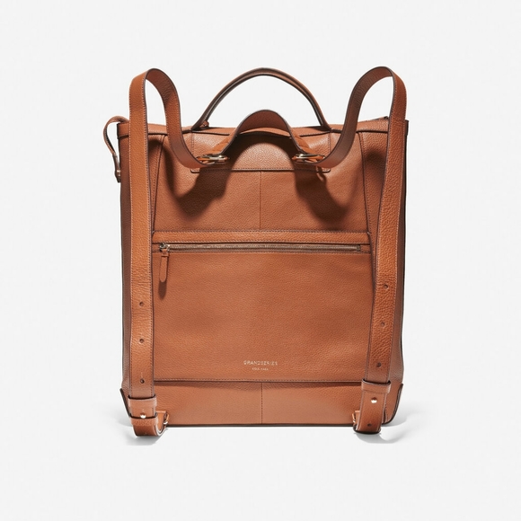 poshmark leather backpack